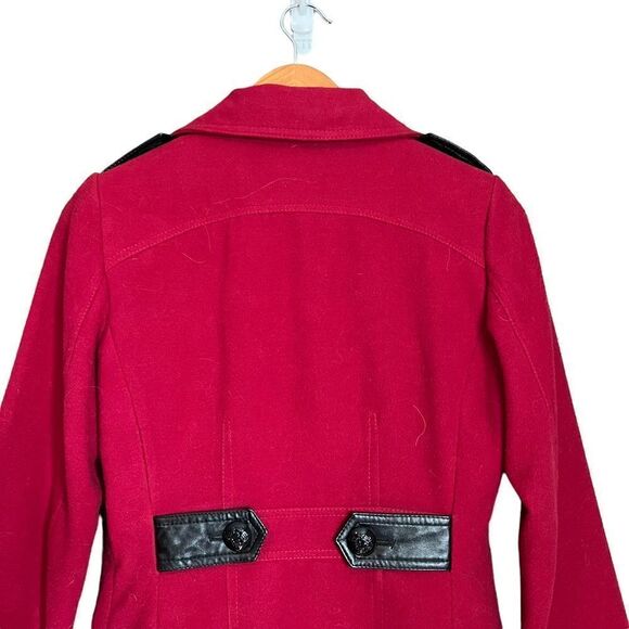 Maralyn & Me red button up coat. Size small - Picture 8 of 10